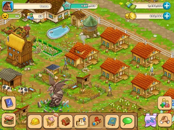 game nông trại - Big Farm: Mobile Harvest